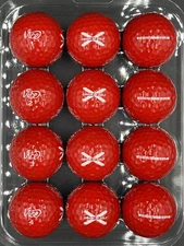 Vice Origin of Golf Red Golf Balls AAAA Near Mint 12 Used Golf Balls 4A