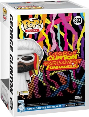 Funko Pop Rocks George Clinton Parliament Funkadelic #333 In Pop