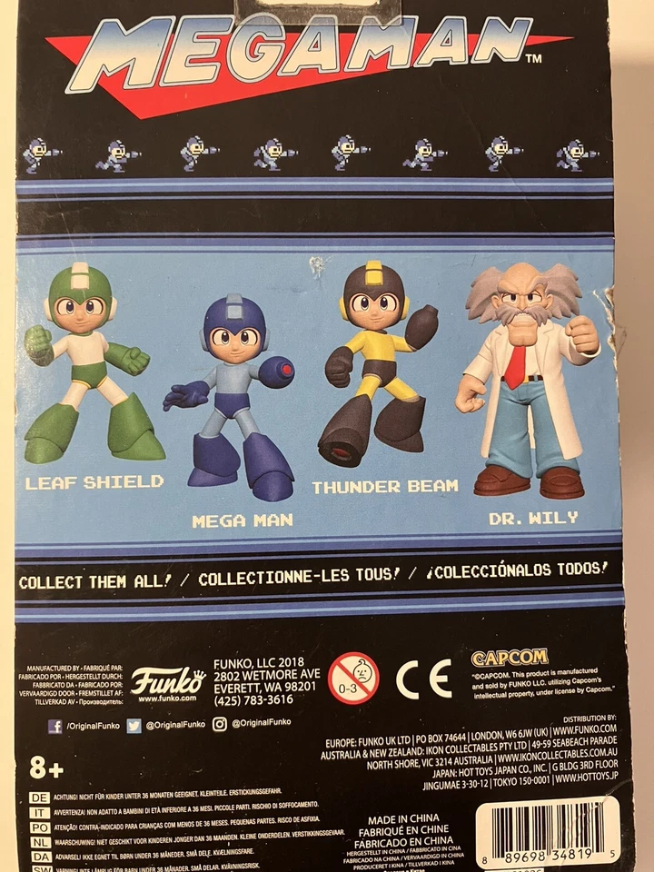 Mega Man Leaf Green Funko Action Figure - Photo 4/4