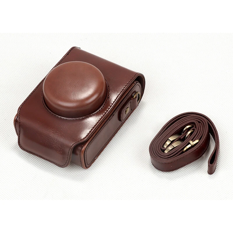 Leather Camera Case Bag For Panasonic LX7 LX5 LX3 LX10 LX15 Leica D-LUX 6 D-LUX5 - Image 4 of 4