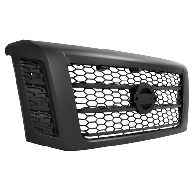Fits 2017-2019 Nissan Titan XD Upper Gas Grill Midnight Edition Grille Assembly