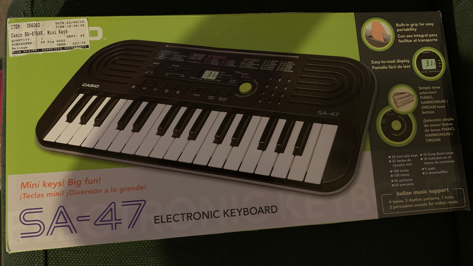 Casio SA-47H5 Mini Keyboard for sale online | eBay