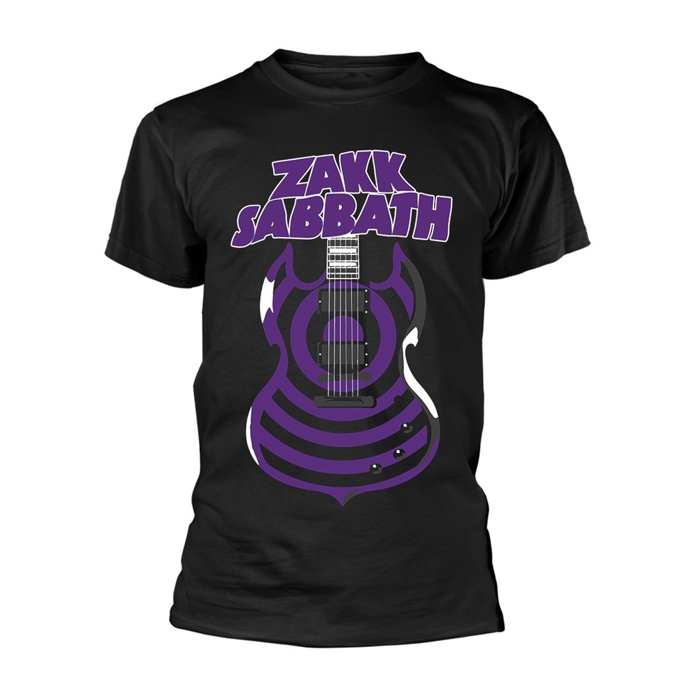 ZAKK SABBATH - GUITAR BLACK T-Shirt Large