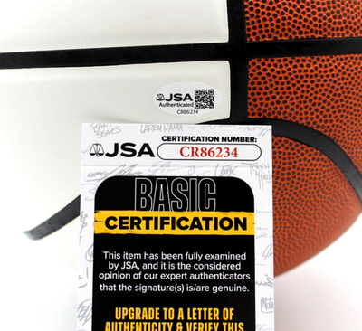 Yaxel Lendeborg Signed Golden State Warriors Basketball w/JSA COA