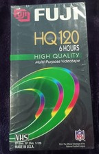 Fuji HQ 120 VHS 6 Hours High Quality Multi-Purpose Videotape