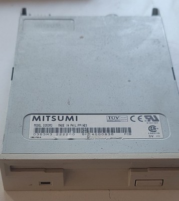 Mitsumi 3.5'' Internal Floppy Disk Drive Model D353M3 IDE Connector Vintage