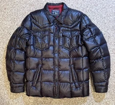 Men’s Woolrich John Rich & Bros. Plaid Lined Down Puffer Jacket. Size XL.