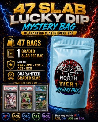 Mystery Slab Bag 1 of 47 - Every Bag Is A Guaranteed Slab ACE/PSA/AGS/BCG/CGC