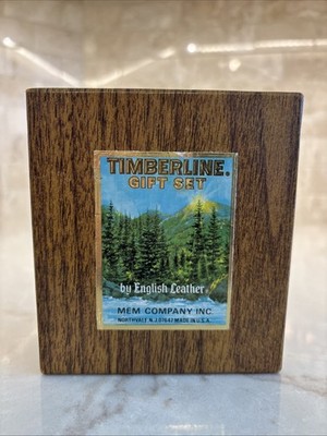 English Leather Timberline Gift Set Cologne & After Shave 2  w/ box cover