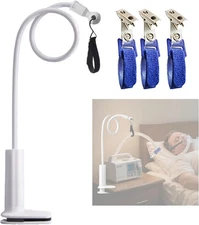 CPAP Hose Holder for Bed, Adjustable CPAP Hose Hanger with 3-Pack CPAP Hose Hold