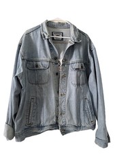 Lee And  Building Better Solutions   Denim Collection Jacket VTG Sz XL 100 Cott