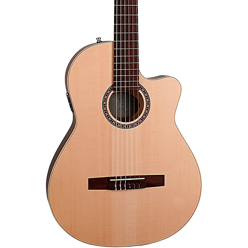 Godin Arena CW Clasica II Cutaway Classical Electric Guitar Natural 112290₽