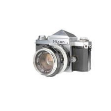 Early Model Nikon F Eye Level Nikkor S 50mm F1.4 Body Lens Set e7029 From Japan
