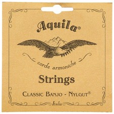 Aquila AQ-5B Banjo Strings Medium Tension DBGDG, Set of 5, One Size, Clear