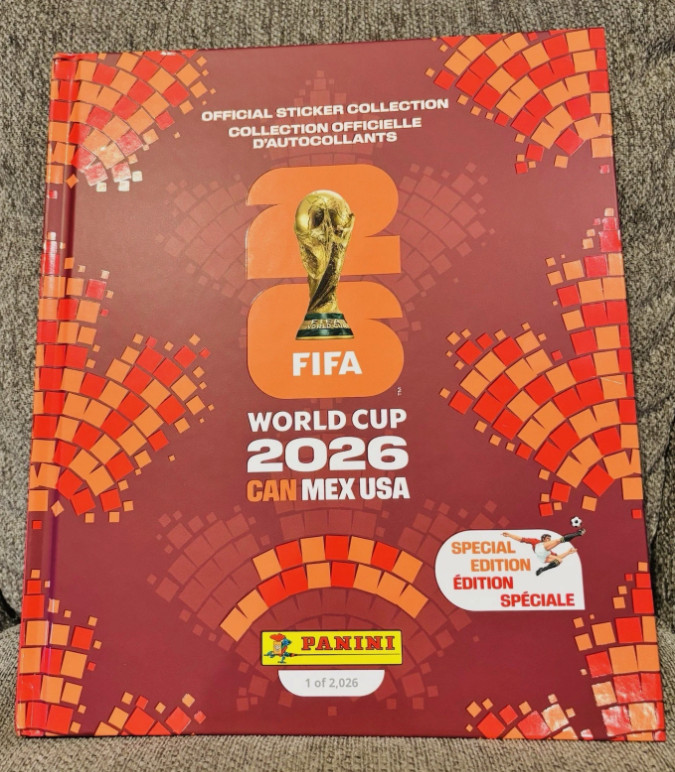 Panini FIFA World Cup 2026 Hardcover Canada sticker album Edition NEW