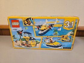 Lego 31064 2017 Creator Island Adventures 3-in-1 Sea Plane Boat Hut Retired