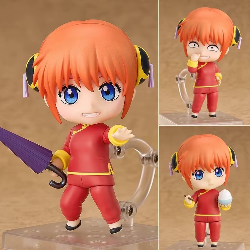 Figura de acción Kagura Gintama #2462 que cambia la cara modelo coleccionable en caja