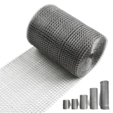 5" X 30 Ft 304 Stainless Steel Mesh, Wire Mesh for Rodent, Hole Fill Fabric Gap