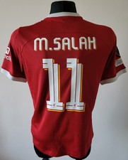 Liverpool 2023 - 2024 Home football Nike shirt 11 M. SALAH size Large