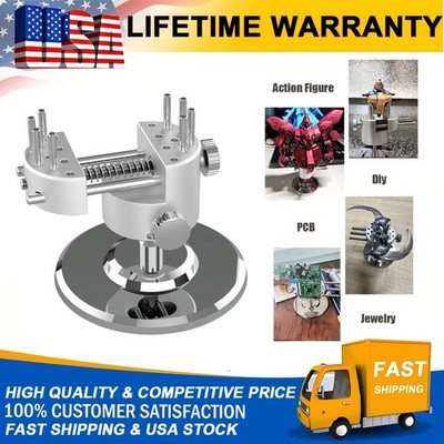 Table Top Clamp Mini Bench Vise with Swivel Locking Base Heavy Duty Vice for DIY
