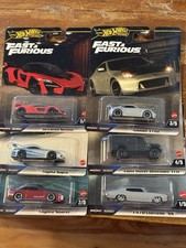 HOT WHEELS PREMIUM FAST AND FURIOUS GROUP/LOT 6 TOTAL CARS TOYOTA MCLAREN