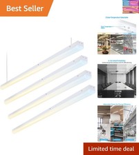 8FT LED Linear Strip Light, 120V-277V 80/64/50W 3500K/4000K/5000K Selectable,...