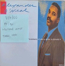 Alexander O'Neal What Is This Thing Called Love? Vinyl Record VG+/VG 656731 1991