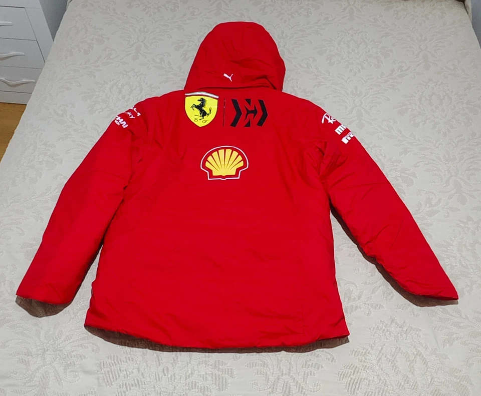 ✅ F1 Puma Ferrari Winter Jacket Mission Winnow Charles Leclerc & Vettel M 2020 - Imagen 4 de 4