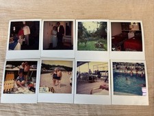 Lot Of 8 Polaroid Family Photos