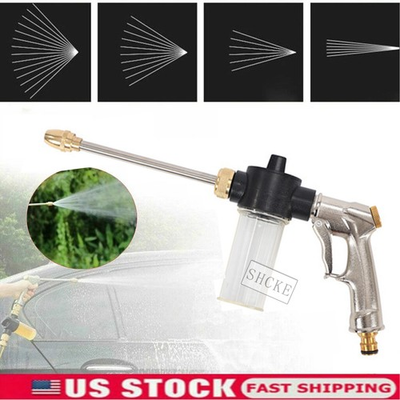 #ad New Car High Pressure Power Gun Water Spray Hose Nozzle Pipe Lawn Washer Tool $4.89