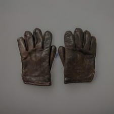 Vintage LL Bean Made USA Sta-Soft Deerskin Leather Winter Gloves Size M Ladies