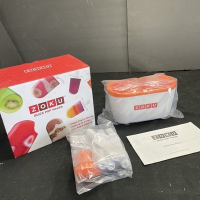 Zoku Quick Pop Maker Frozen Popsicle Maker Kit New Sealed