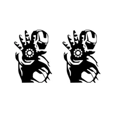 Iron Man Ironman Marvel Superhero Stark Industries Decal Vinyl Mural