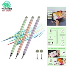 3 Pack 2-in-1 Touchscreen Stylus Pen – High Precision for iPhone, iPad, Android