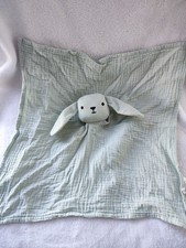 Doudou lapin vert menthe lange monoprix bout'chou boutchou tres bon etat rare