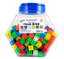 - 16808 Assorted Foam Dice