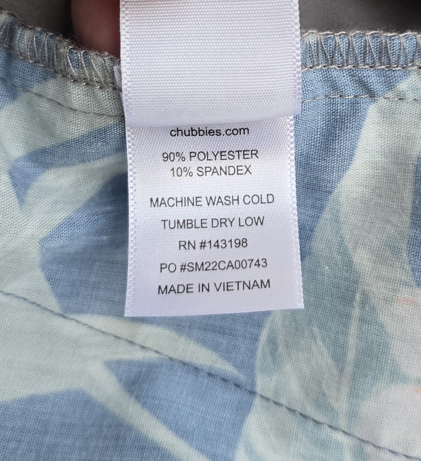 Chubbies Everywhere Performance Pants Gray Water … - image 23