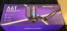 Ampligame A6t USB Gaming Microphone Kit For Streaming, Pod Casting Pink Color