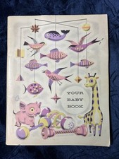 Vintage 1967 Wyeth Labs Unused Baby Book From Muskegon MI Pediatrician Office