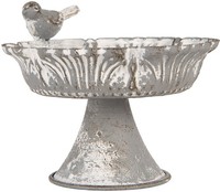 Clayre & Eef 6Y5887 Etagere 13X12X10 Cm Grau/Weiß