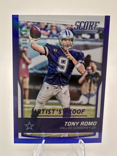 Tony Romo #85 2016 Panini Score card