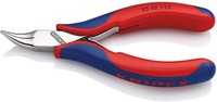 Knipex 35 42 115 Elektronik-Greifzange GesamtläNge 115 Mm Flachrunde Backen For
