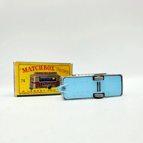 Matchbox Lesney 74a Mobile Canteen Trailer PALE BLUE BASE