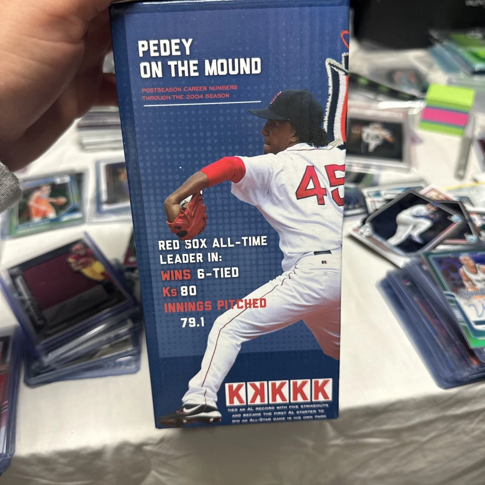 Novo na caixa Pedro Martinez 1999 All Star Game 15º aniversário Bobble Head - Imagem 2 de 4