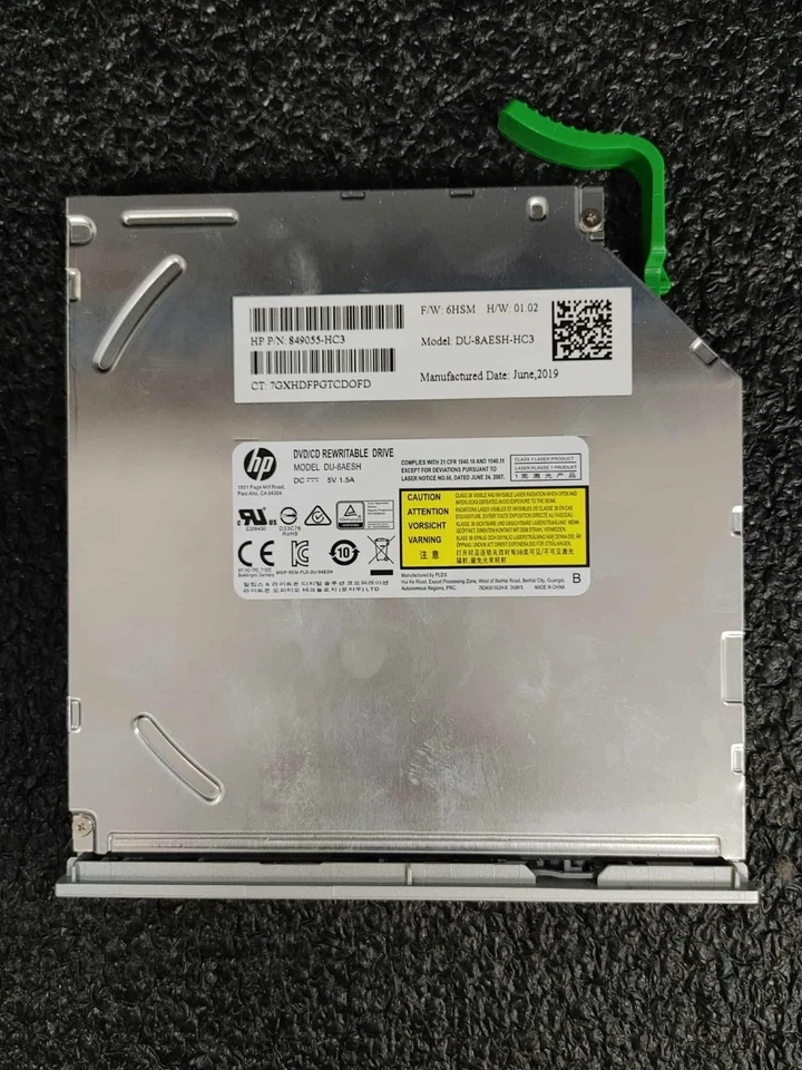 UNIDAD REWRTABLE DVD/CD HP 849055-HC3 DU-8AESH-HC3 Foto 3 de 4