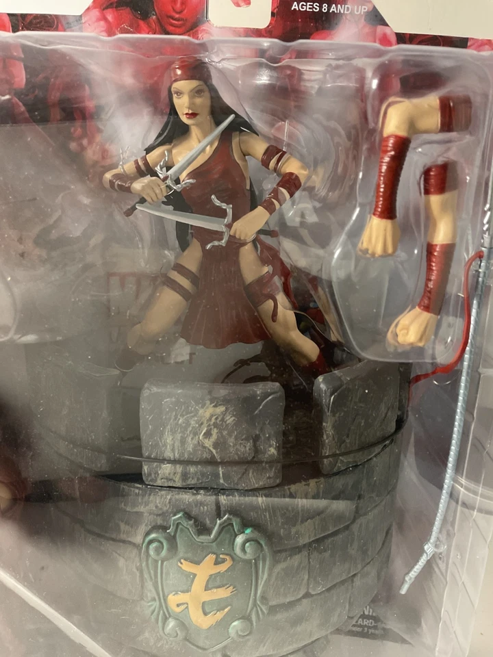 Figura de acción Diamond Select Elektra Edición Coleccionista 2002 Marvel NUEVA sellada JL Foto 2 de 4