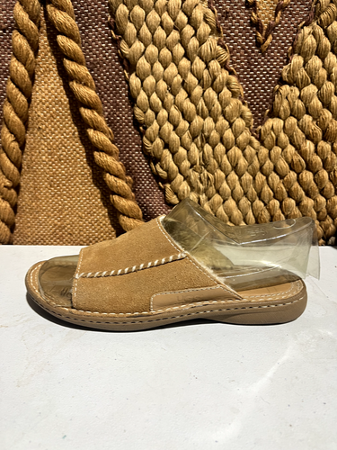 UGG Suede Shearling 1620 Tan Slippers US Size 9 - Picture 2 of 8