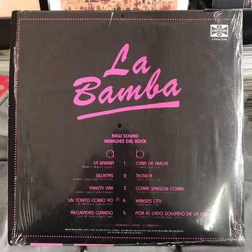 NEW SOUND REBELDES DEL ROCK -LA BAMBA- 1987 RARE MEXICAN LP LATIN ROCK - Picture 2 of 4