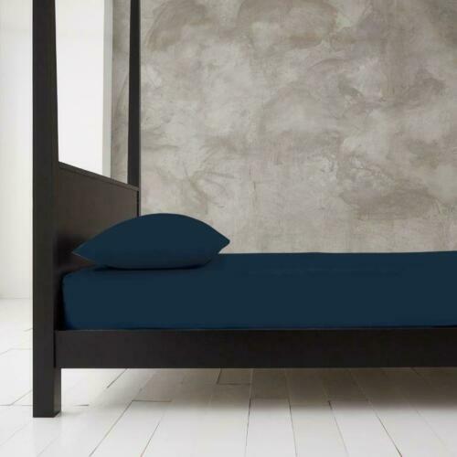 Easy Care Fitted Sheets 4FT Bed Small Double Polycotton Bed Cover Mattress Sheet - Picture 11 of 21
