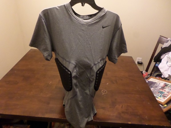 Nike Pro Combat Dry Fit Used Men Xxl Football Shirt Pad Protective Compression Haysmed Com